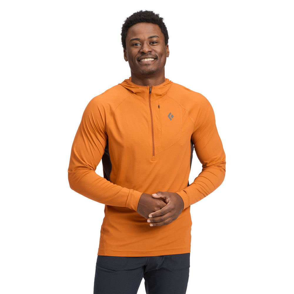Black Diamond Alpenglow Pro Hoody Men's - Lightweight Waterproof Hiking Jacket for Outdoor Adventures & Cold Weather Protection