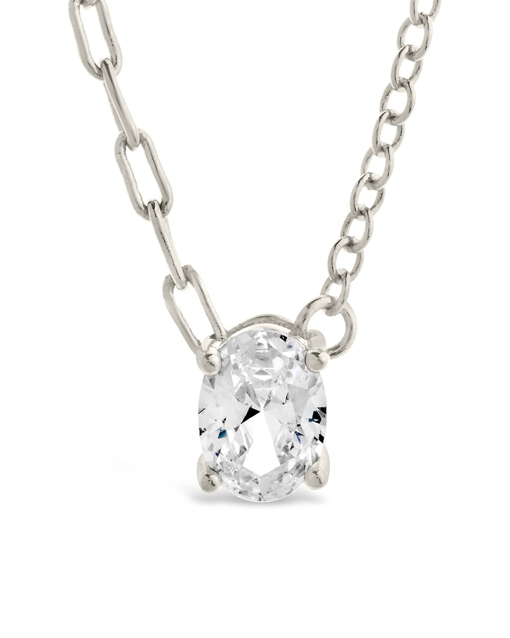 925 Sterling Silver Tracy CZ Teardrop Pendant Necklace for Women - Elegant Cubic Zirconia Jewelry Gift for Birthday, Anniversary & Special Occasions