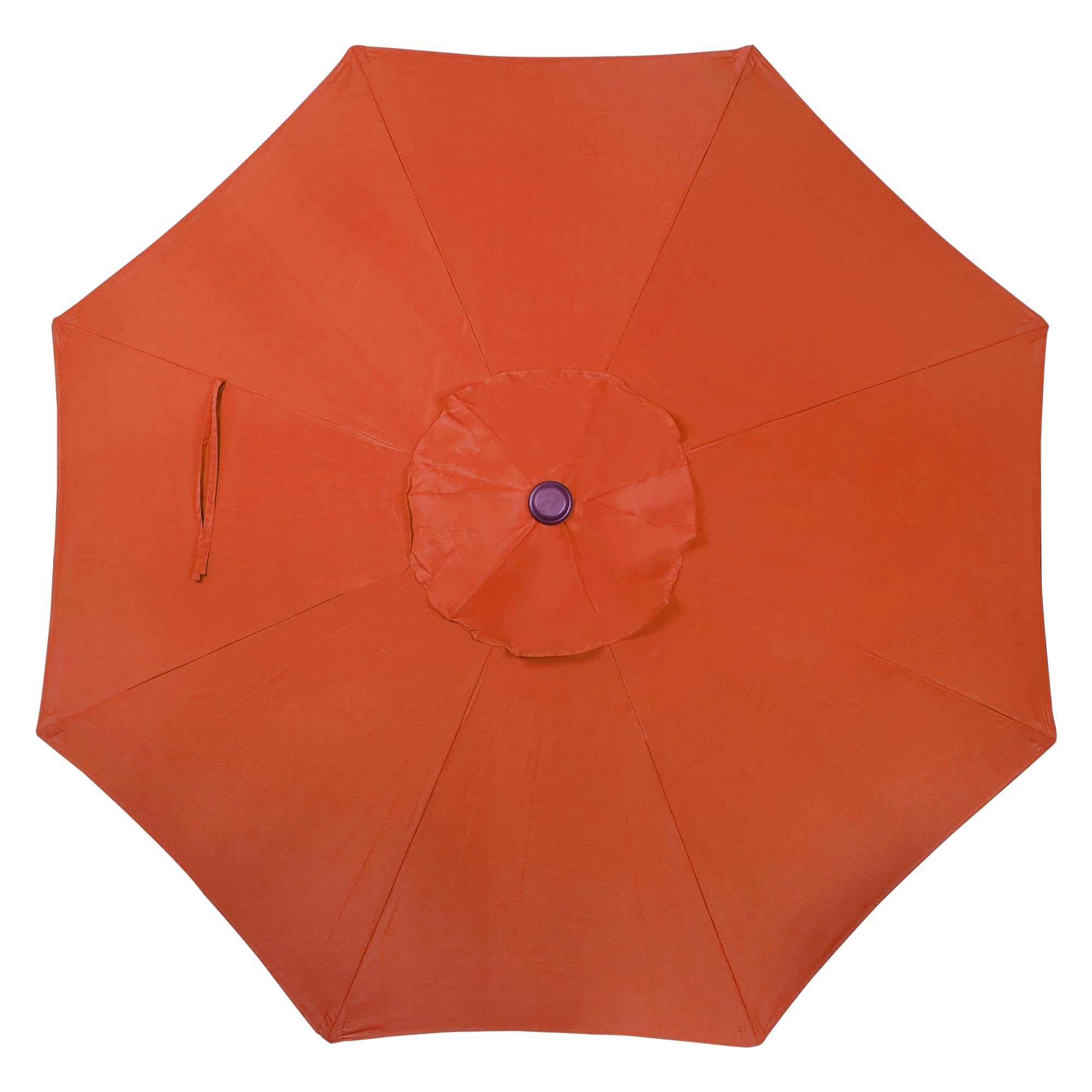 Blissun 9ft Outdoor Patio Umbrella with 8 Sturdy Ribs, Push Button Tilt & Crank - Heavy Duty Market Umbrella for Garden, Poolside, Backyard, Restaurant & Outdoor Dining Areas