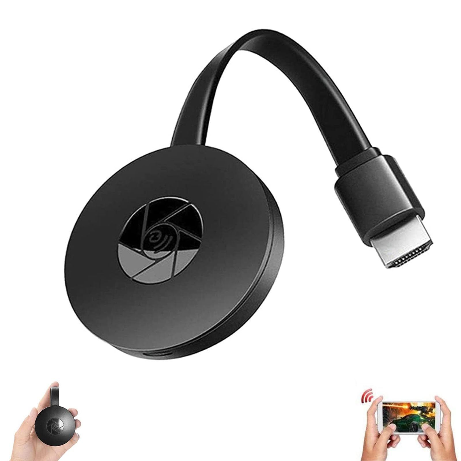 Jeeeun Donflix Wireless HDMI Transmitter - 1080p HD Wireless Streaming Media Box for TV & Projector, No Delay HDMI Extender, Smartphone to HDTV, Supports Video/Audio/Files (1pc) - Perfect for Home Theater, Presentations & Gaming