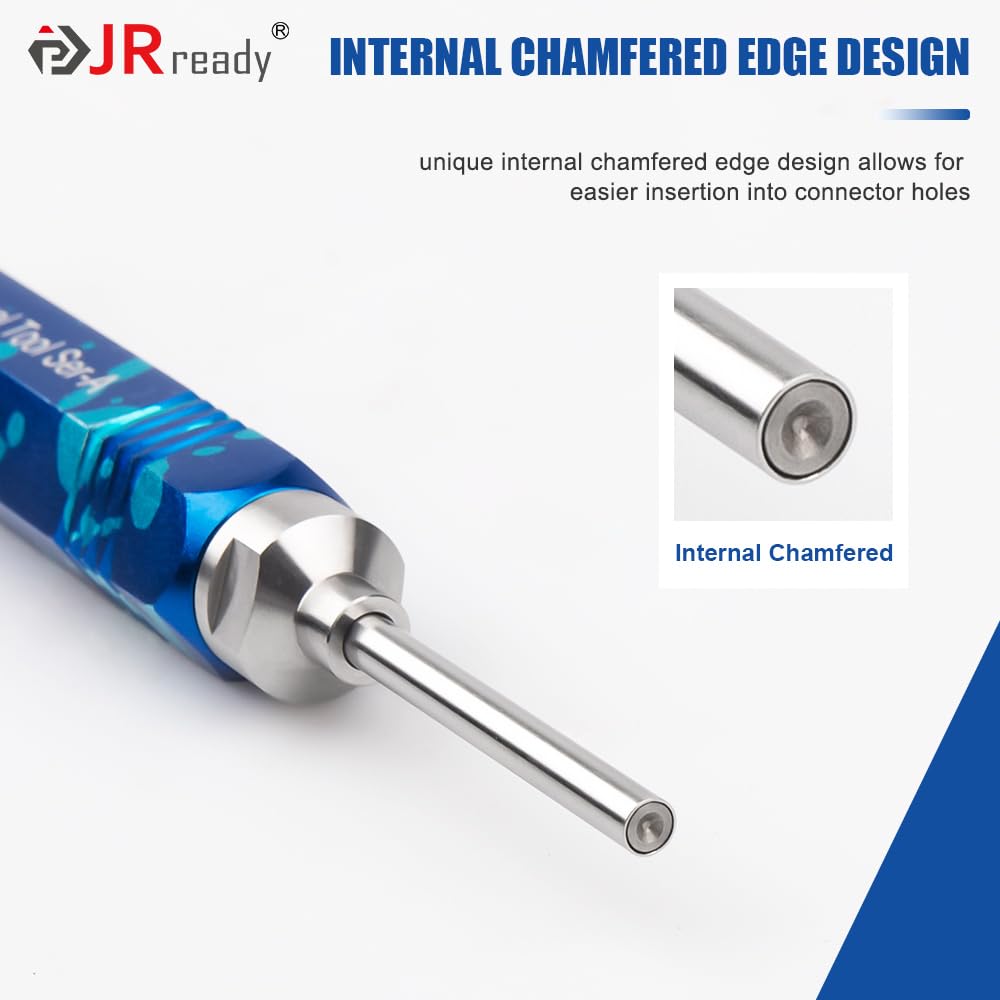 JRready ST5264 RT360 Pin Extractor Tool Kit - Professional Terminal Removal Tool for Amphenol RT360 Series Connectors (16#20# Contacts) - 2-Piece Set for Electrical Repairs & Automotive Wiring Applications