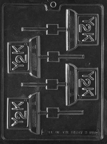 Cybrtrayd Millennium Lolly Chocolate Candy Mold - Premium Silicone Baking Mold for DIY Candy Making, Cake Decorating & Chocolate Treats - Perfect for Birthday Parties, Holiday Gifts & Home Baking