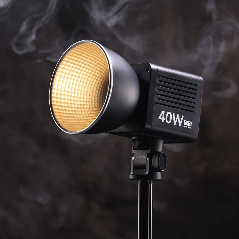 Ulanzi L023 40W Pro Portable LED Video Light with Adjustable Brightness & Color Temperature - Perfect for YouTube, TikTok, Vlogging, Photography and Studio Lighting
