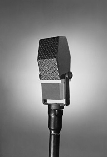 Professional Studio Microphone Poster Print - 18x24 Inches - Perfect for Music Studios, Home Theaters & Audio Enthusiasts