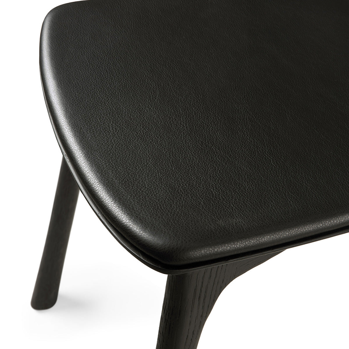 Premium Bok Leather Dining Chair - Modern & Comfortable Upholstered Seat for Home, Restaurant, or Office - Perfect for Elegant Dining Rooms, Kitchen Tables, and Conference Areas