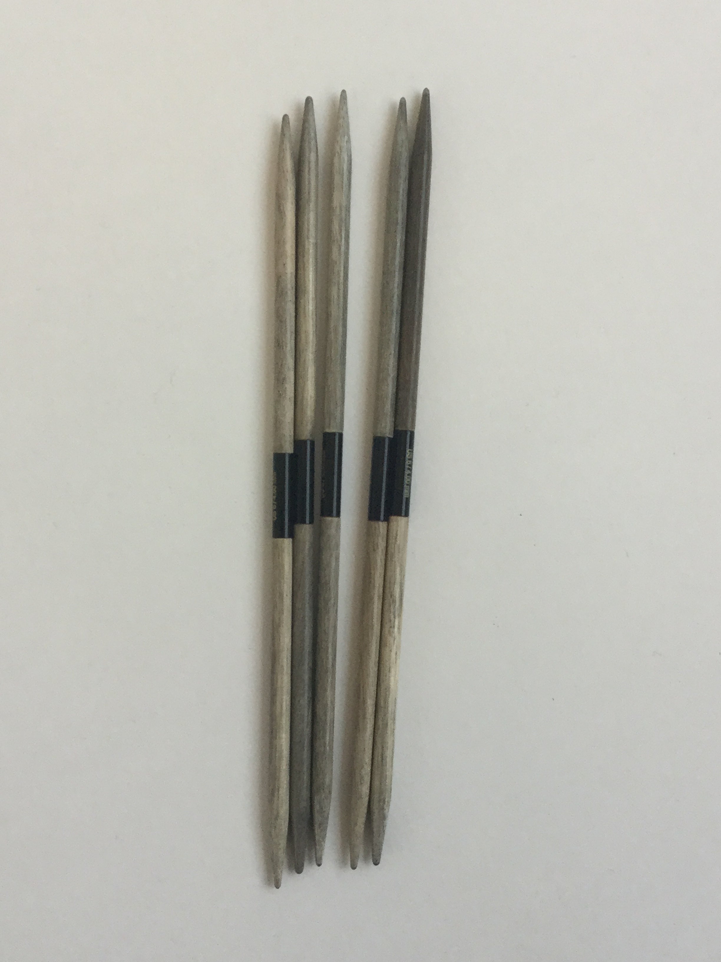 Lykke 6-Inch Double Pointed Driftwood Knitting Needles - Perfect for Knitting Socks, Hats, and Scarves | Eco-Friendly Bamboo Craft Supplies for Handmade Projects