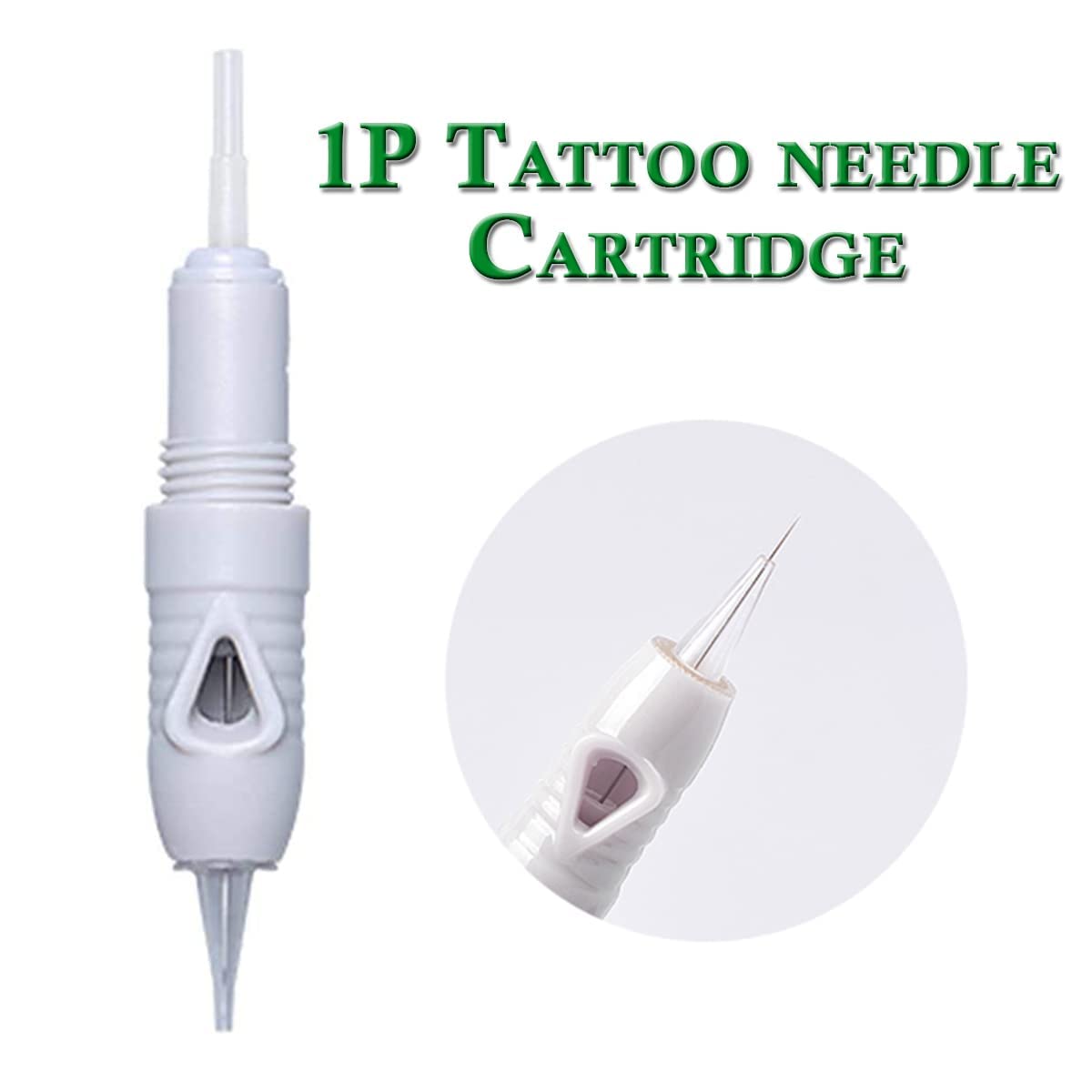 Kostech Screw Microblading Tattoo Needles Cartridge - 1P, 3P, 5P & 7P Semi-Permanent Makeup Needles for Tattoo Machine - Perfect for Eyebrow Microblading, Lip Blushing & Permanent Cosmetics