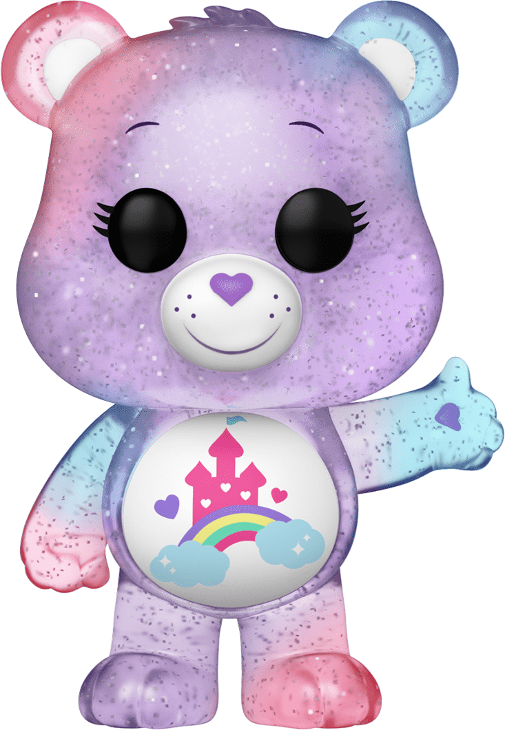 Care Bears 40th Anniversary Care A Lot Bear (CHASE) #1205 - Limited Edition Stuffed Animal for Collectors & Kids, Perfect for Gifts, Bedroom Decor & Cuddling