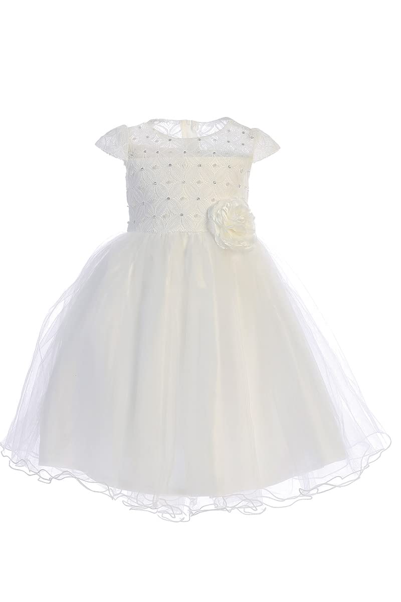 Pink Princess First Communion Dresses for Girls 7-16 | 1st Holy White Dress Plus Size | Girls' First Communion Gowns | Perfect for Church Ceremonies & Special Occasions
