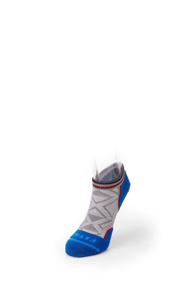 FITS Light Runner - Men's Low Cut Running Socks for Workouts, Cross Training & Fitness | Breathable & Cushioned Athletic Socks for Jogging, Gym & Marathon Training