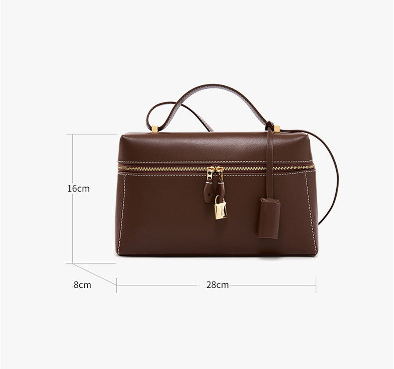 Structured Mini Box Bag for Women - Stylish Crossbody Handbag for Everyday Use, Work, and Travel