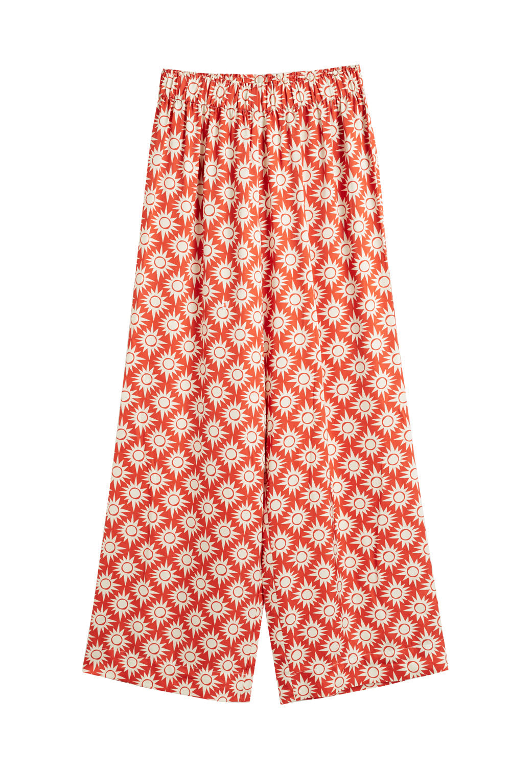 Terracotta Laura Whitmore Paradise Trousers - Stylish Women's High-Waisted Wide Leg Pants for Summer Vacation, Beach Outings, and Casual Wear