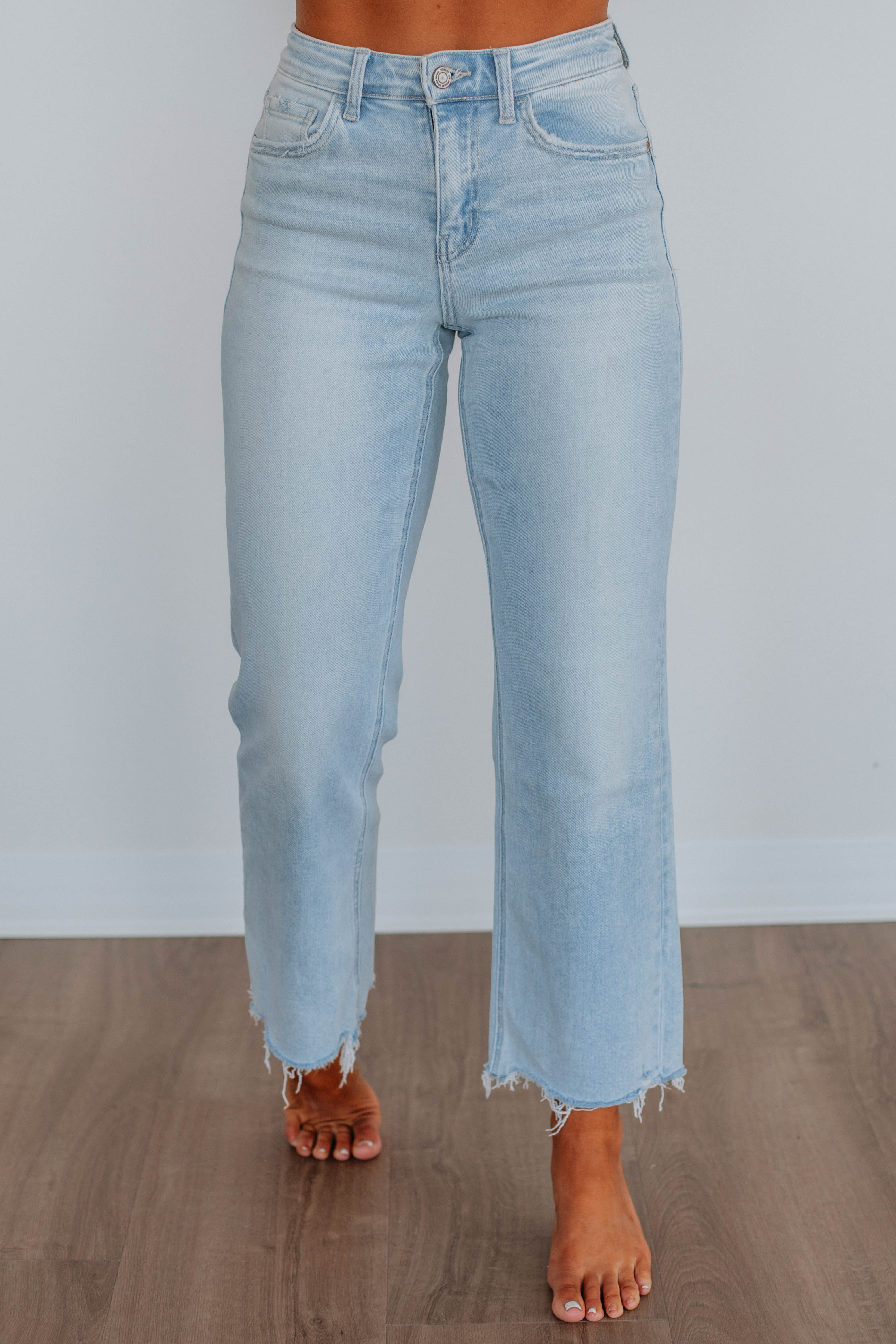 Aileeah Vervet Jeans - Light Wash Distressed Denim for Women | High Waist Slim Fit Skinny Jeans | Perfect for Casual Wear, Date Night & Office Outfits