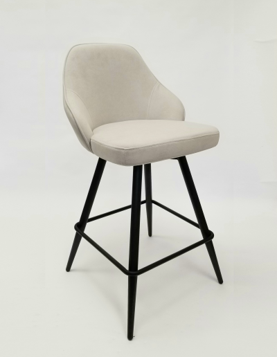 Daphne Stone Stool - Modern Indoor/Outdoor Seating for Living Room, Patio, or Garden - Durable & Stylish Home Decor