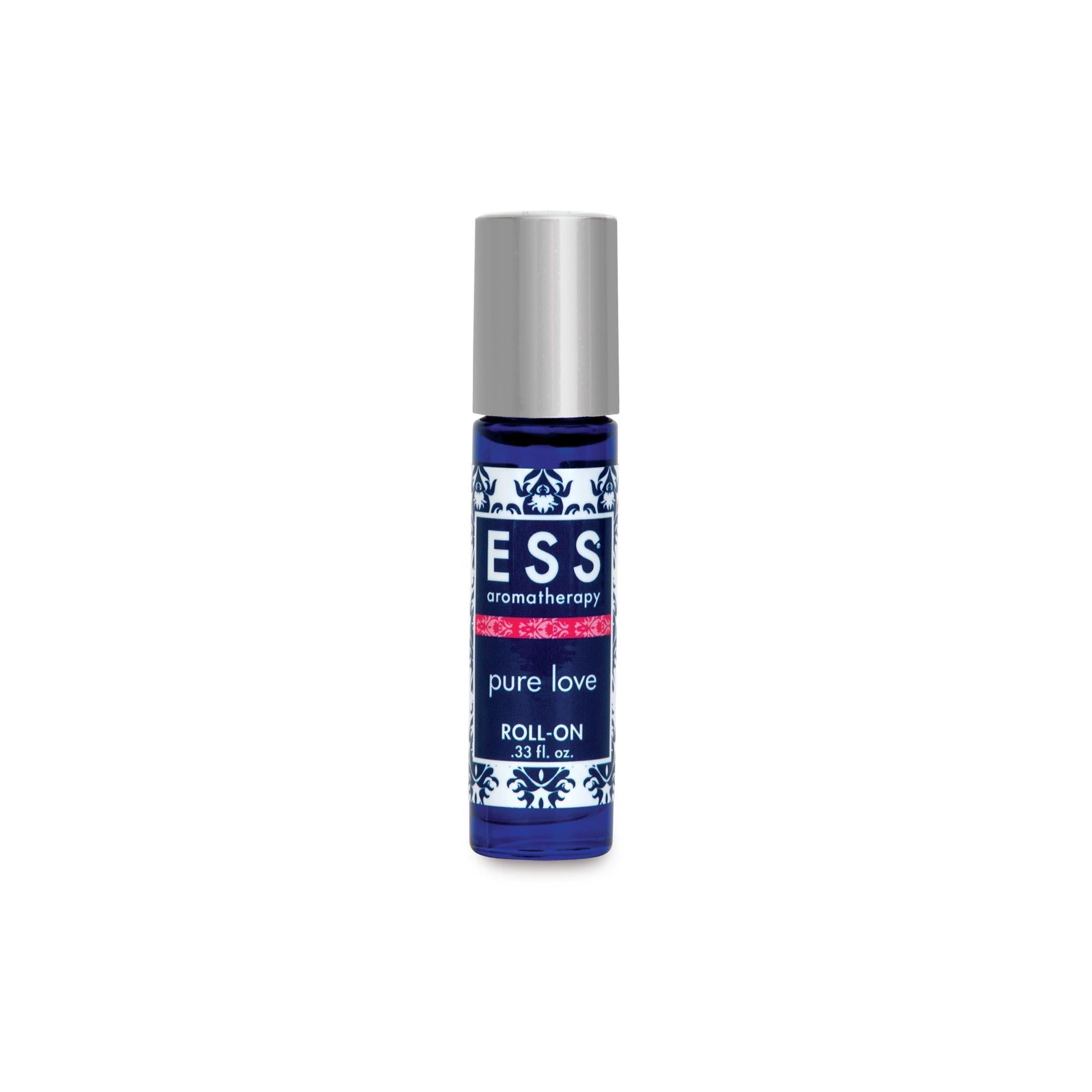 ESS Pure Love Aromatherapy Roll On Essential Oil - Stress Relief & Relaxation for Home, Office & Travel