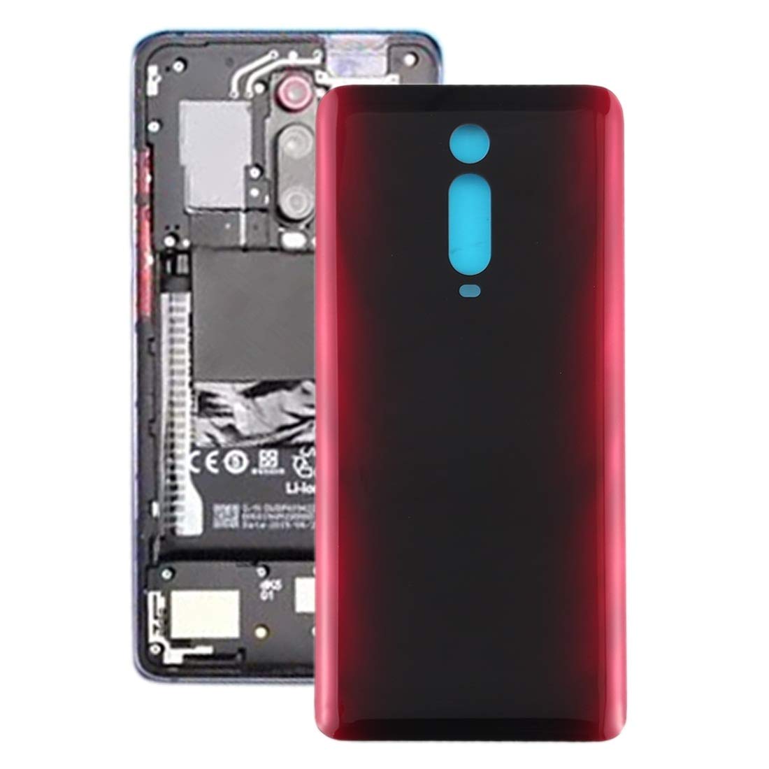 Xiaomi Redmi K20 K20 Pro Mi 9T Mi 9T Pro Replacement Battery Back Cover - Durable Red Design for Enhanced Protection & Style, Perfect for Daily Use & Travel