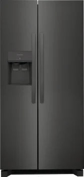 Frigidaire FRSS2323AD 22.3 Cu. Ft. Black Stainless Steel Side by Side Refrigerator - Energy Efficient, Spacious 33
