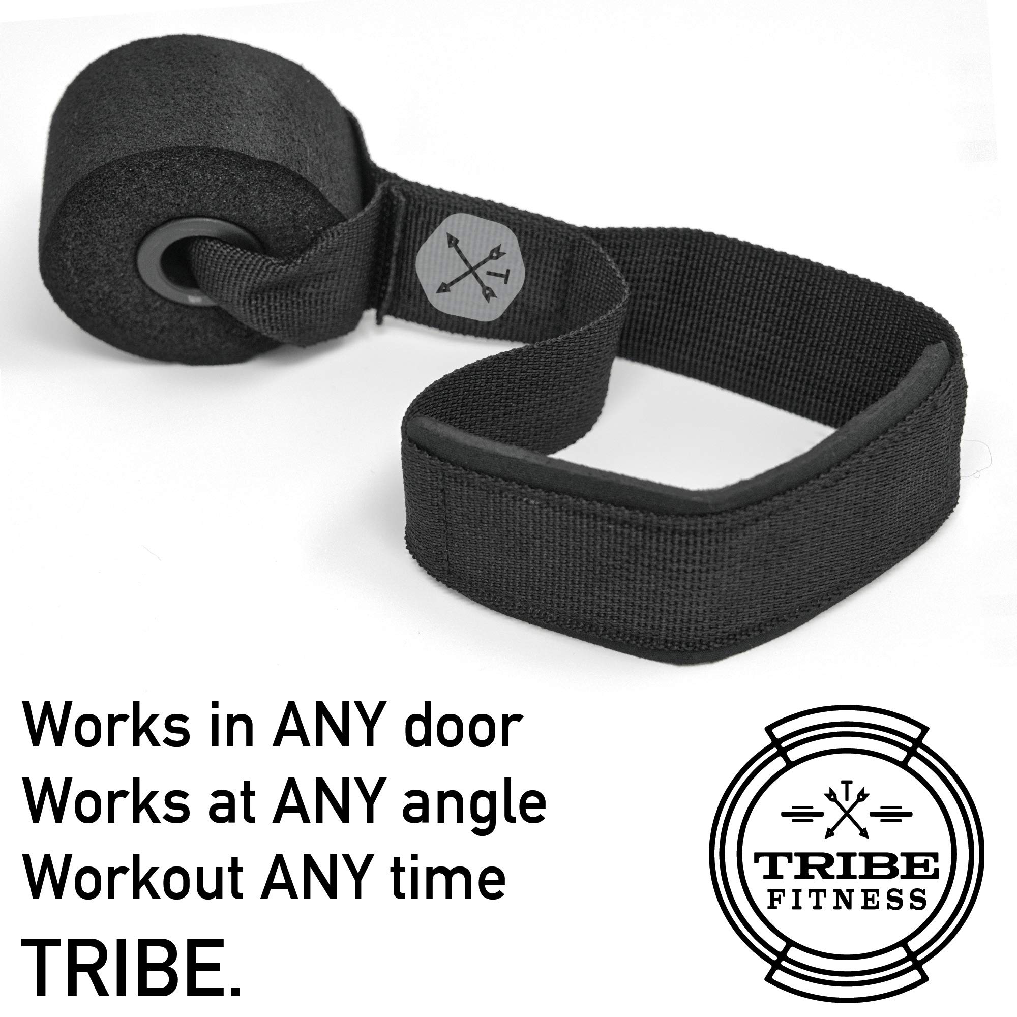 Premium TRIBE Resistance Bands Set for Home Gym - Heavy Duty Exercise Bands with Ankle Straps, Door Anchor & Cushioned Handles - Workout Equipment for Strength Training, Yoga & Fitness - Perfect for Home Workouts, Gym Training & Physical Therapy