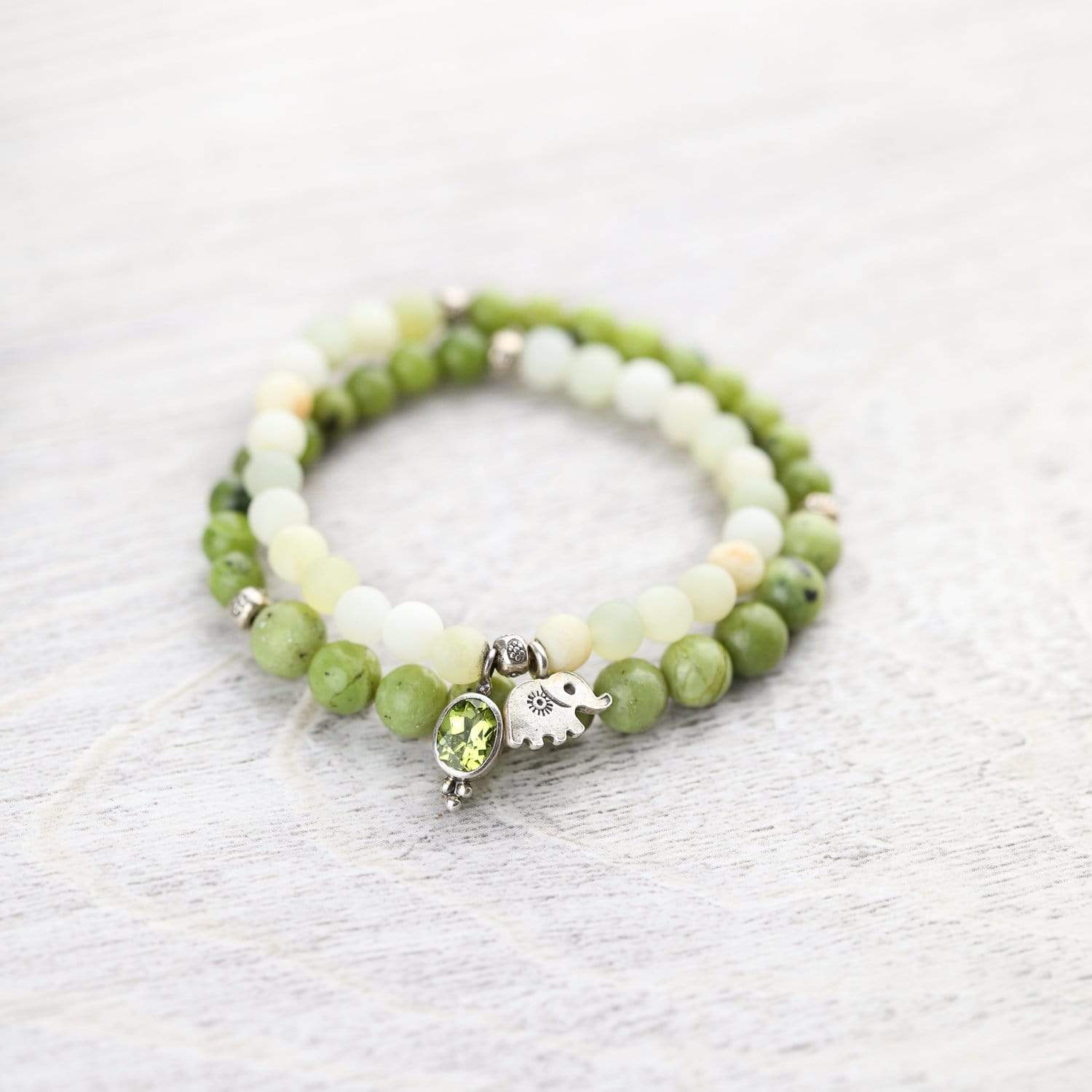 Heart Chakra Double Wrap Bracelet for Women - Healing Crystal Energy Bracelet for Meditation, Yoga & Spiritual Balance - Adjustable Beaded Wrist Wrap for Positive Energy & Stress Relief