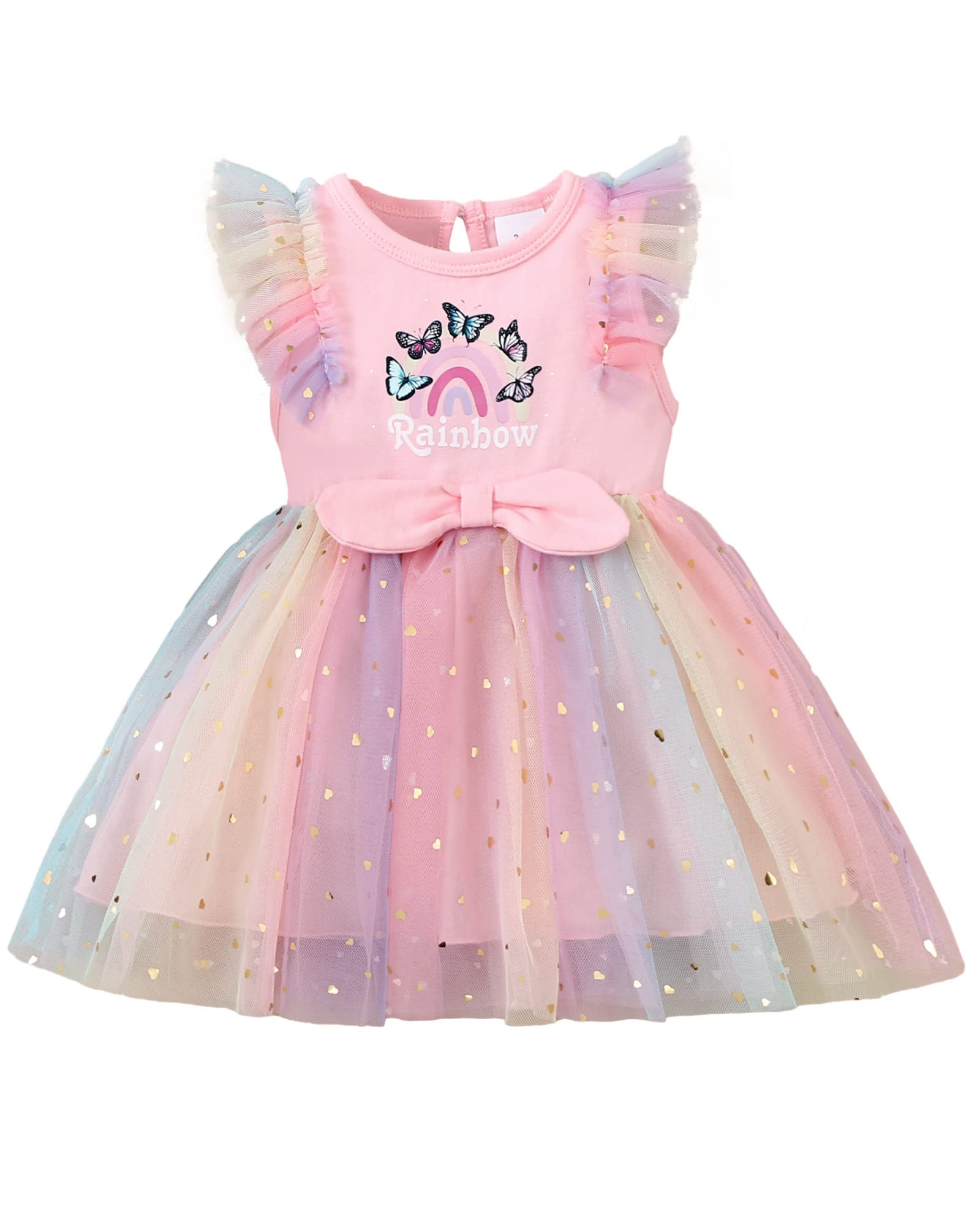 Mioglrie Baby Girl Summer Dresses - Cute Tutu Outfits for Infants & Toddlers | Perfect for Birthday Parties, Photo Shoots & Playtime