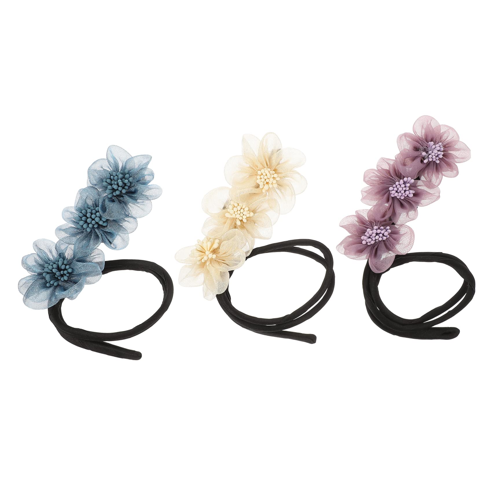 LALAFINA 15-Piece Lazy Bun Curler Set - French Donut Bun Maker, Hair Styling Tool for Easy Meatball Buns & Updos (Korean Style, Includes Hair Elastics) - Perfect for Parties, Weddings & Everyday Hairstyles