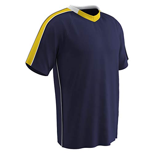 Navy, Gold, White