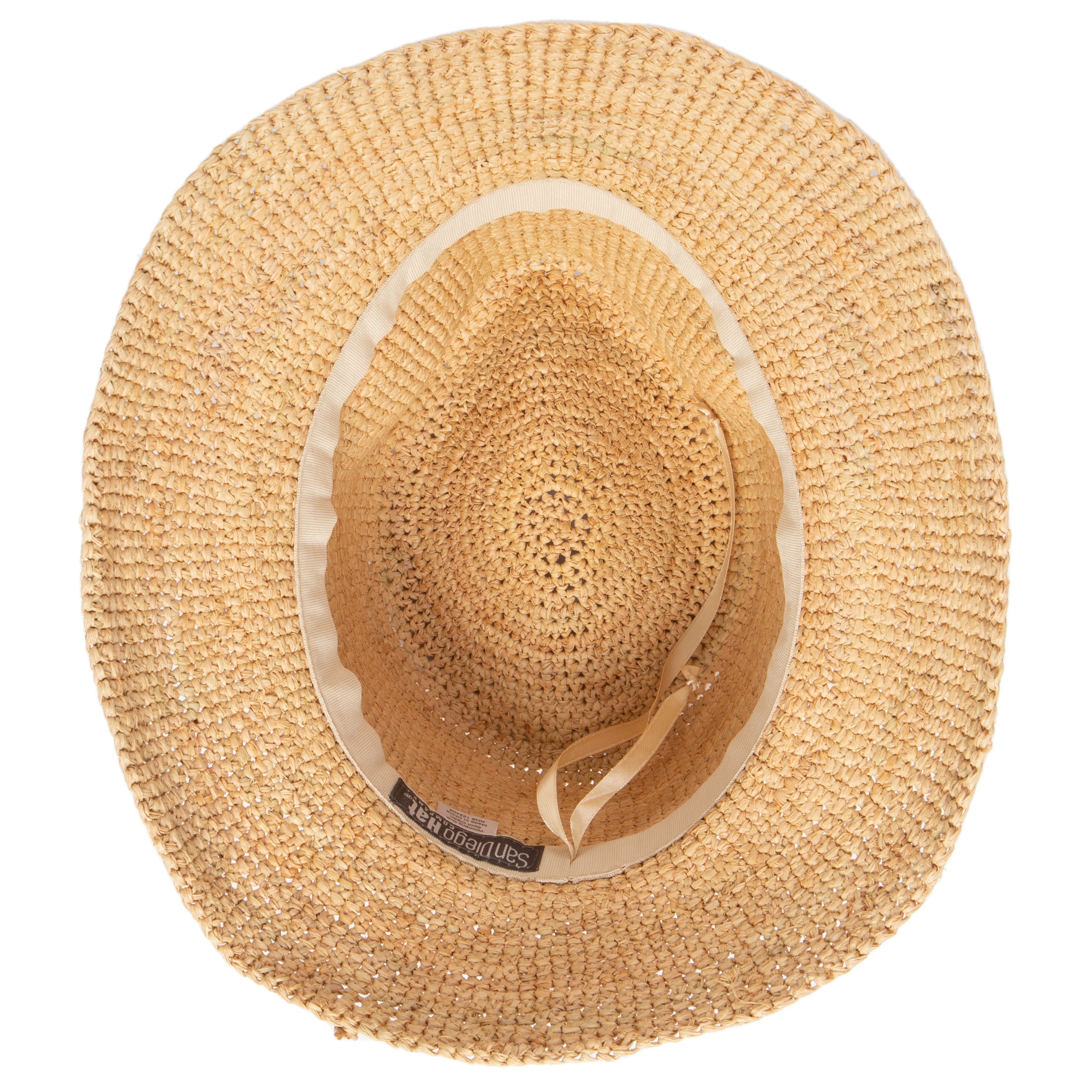 Laguna Women's Crochet Raffia Bucket Hat - Stylish Summer Beach Hat for Women, Fashionable Sun Protection Accessory for Outdoor, Vacation and Travel