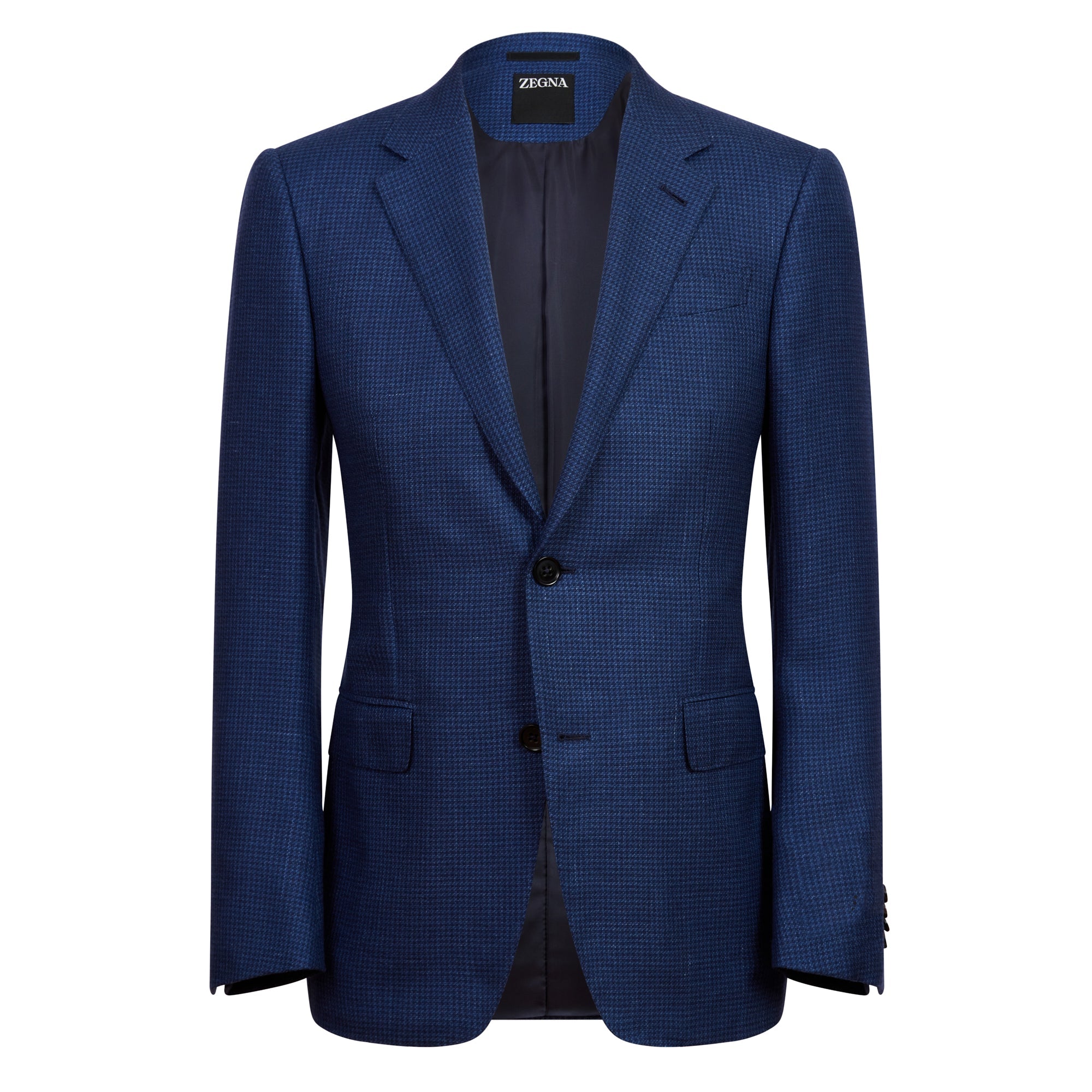 Ermenegildo Zegna Men's Sartorial Cashmere Jacket in Ink Blue - Premium Luxury Blazer for Business, Office & Formal Events