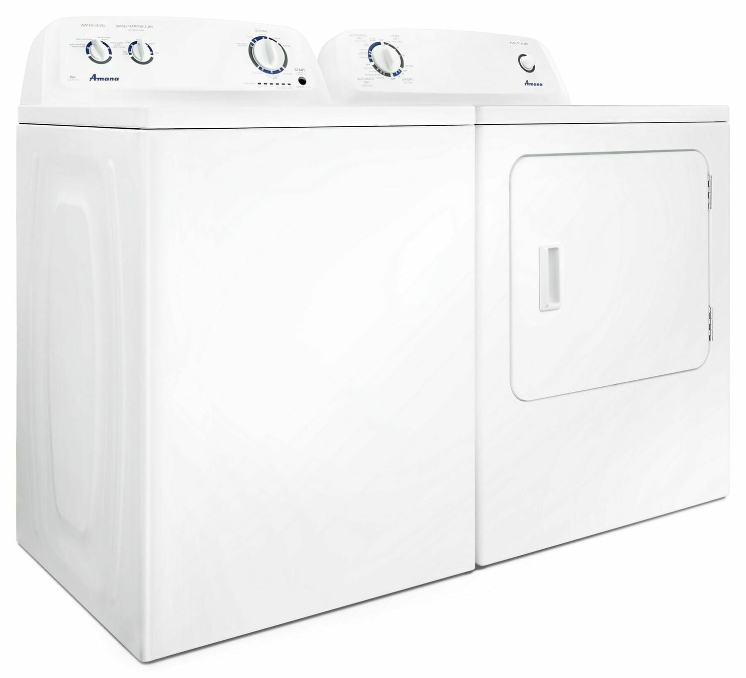 Amana NTW4516FW 3.5 Cu. Ft. White Top Load Washing Machine with Dual Action Agitator - Perfect for Small Laundry Rooms, Apartments, and Energy-Efficient Homes
