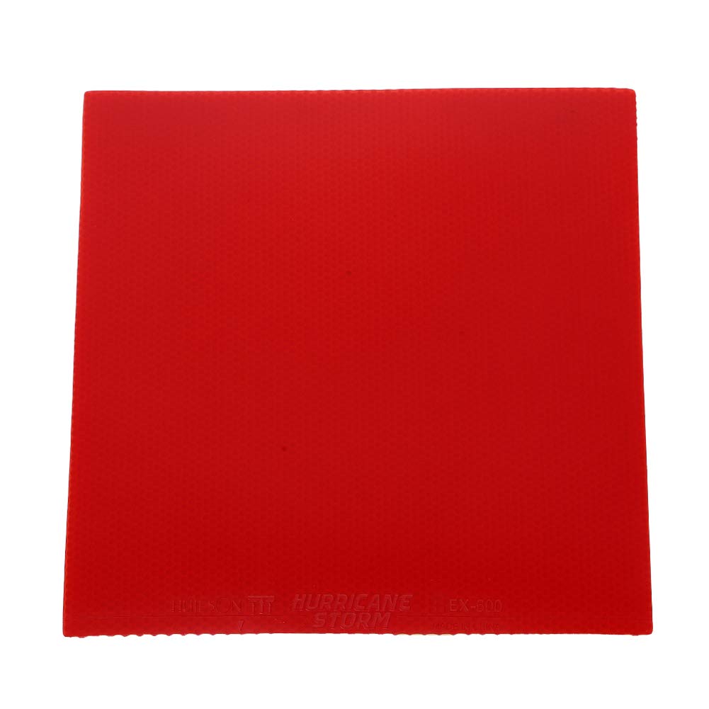 Premium Table Tennis Rubber Racket - Professional Ping Pong Paddle with High-Quality Rubber for Spin & Speed (Red) - Perfect for Training, Competition & Recreational Play