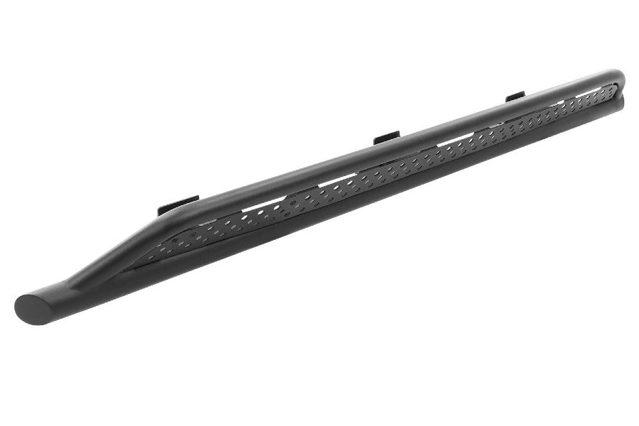 2021-2023 Ford Bronco 4 Door Go Rhino Dominator Frame Mounted Rock Sliders - Black Powder Coat for Off-Road Protection & Style | Perfect for Trail Riding & Rock Crawling
