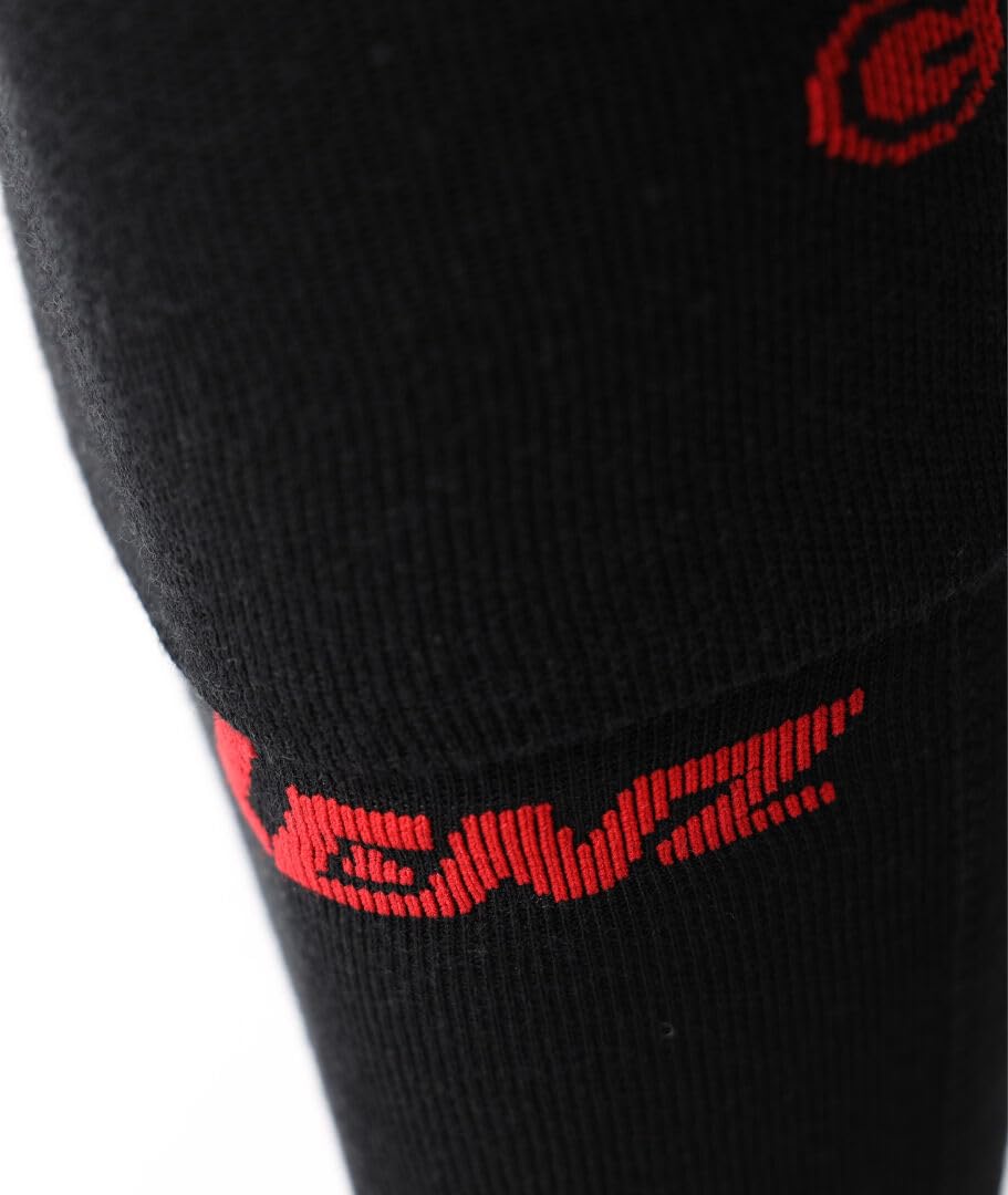 6.1 Toe Cap Merino Wool Compression Heat Socks - Warm Thermal Socks for Winter Sports, Hiking & Outdoor Activities