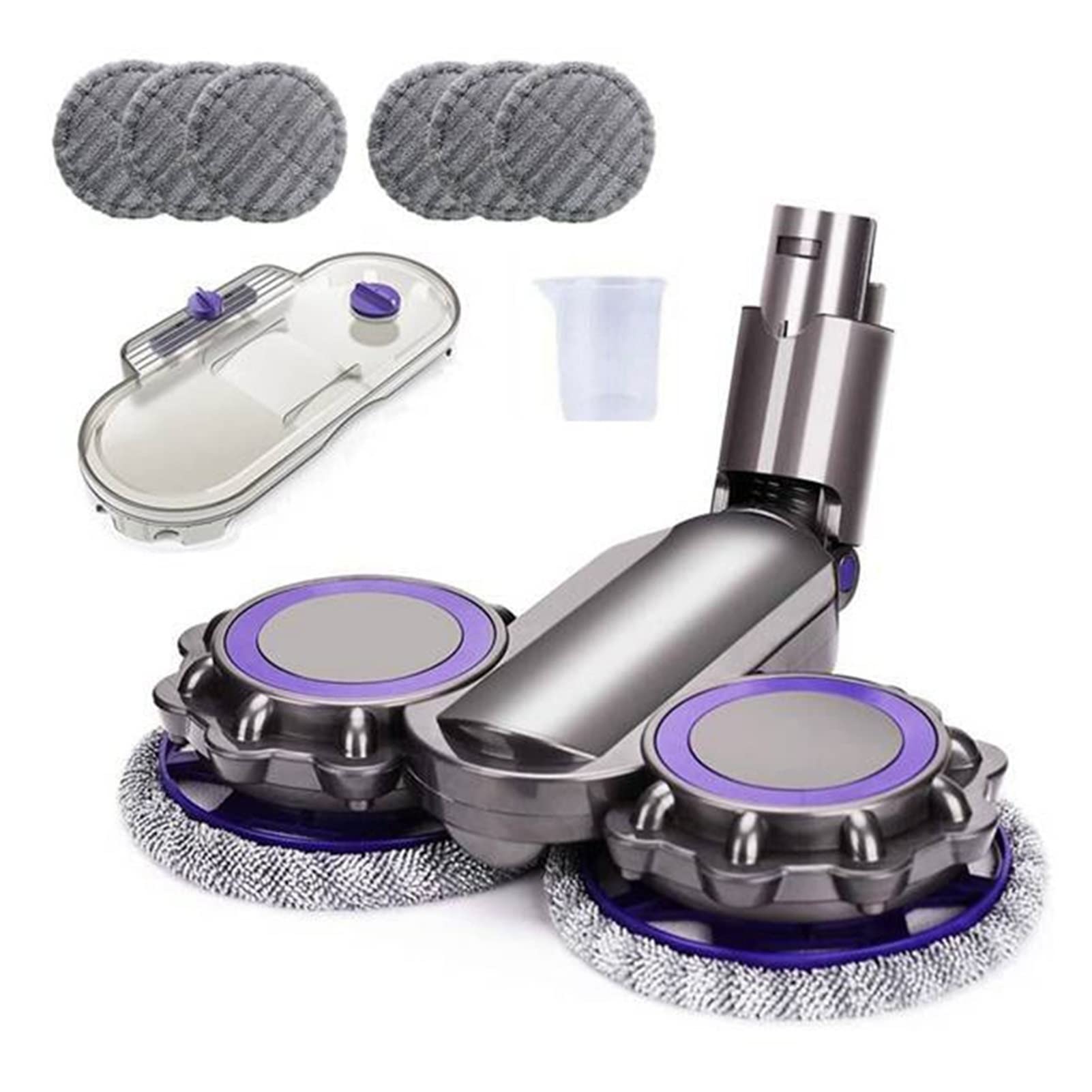 XINYUWZ Wet Dry Vacuum Cleaner Mop Head Attachment - Compatible with Dyson V6, DC58, DC59, DC62 Models - Perfect for Hardwood Floors, Tile & Pet Hair Cleaning