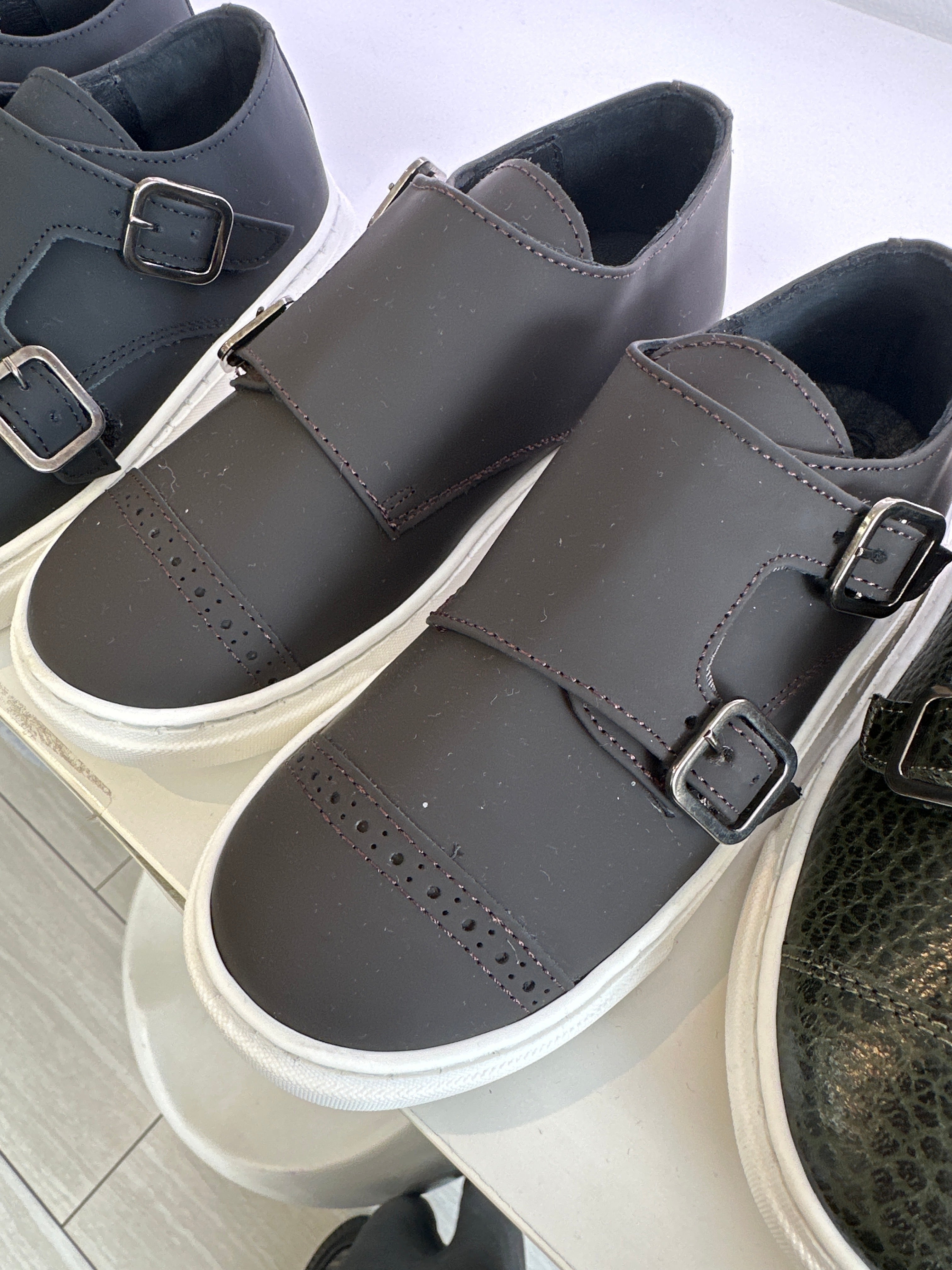 Blublonc Brown Rubber Dress Sneakers for Women - Comfortable & Stylish Casual Shoes for Work, Walking & Everyday Wear