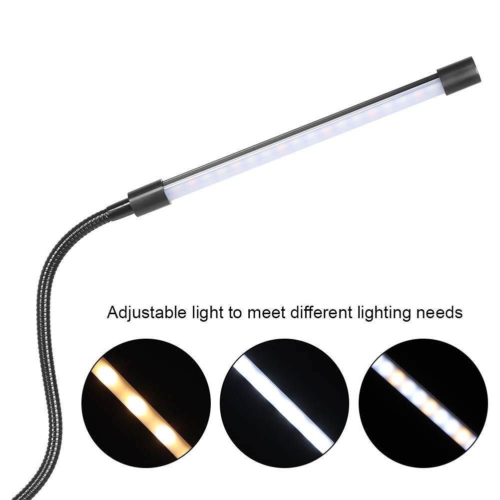 Adjustable LED Floor Lamp with USB Port - Dimmable Standing Light for Reading, Studying, Sewing & Painting - Perfect for Living Room, Bedroom & Office Lighting