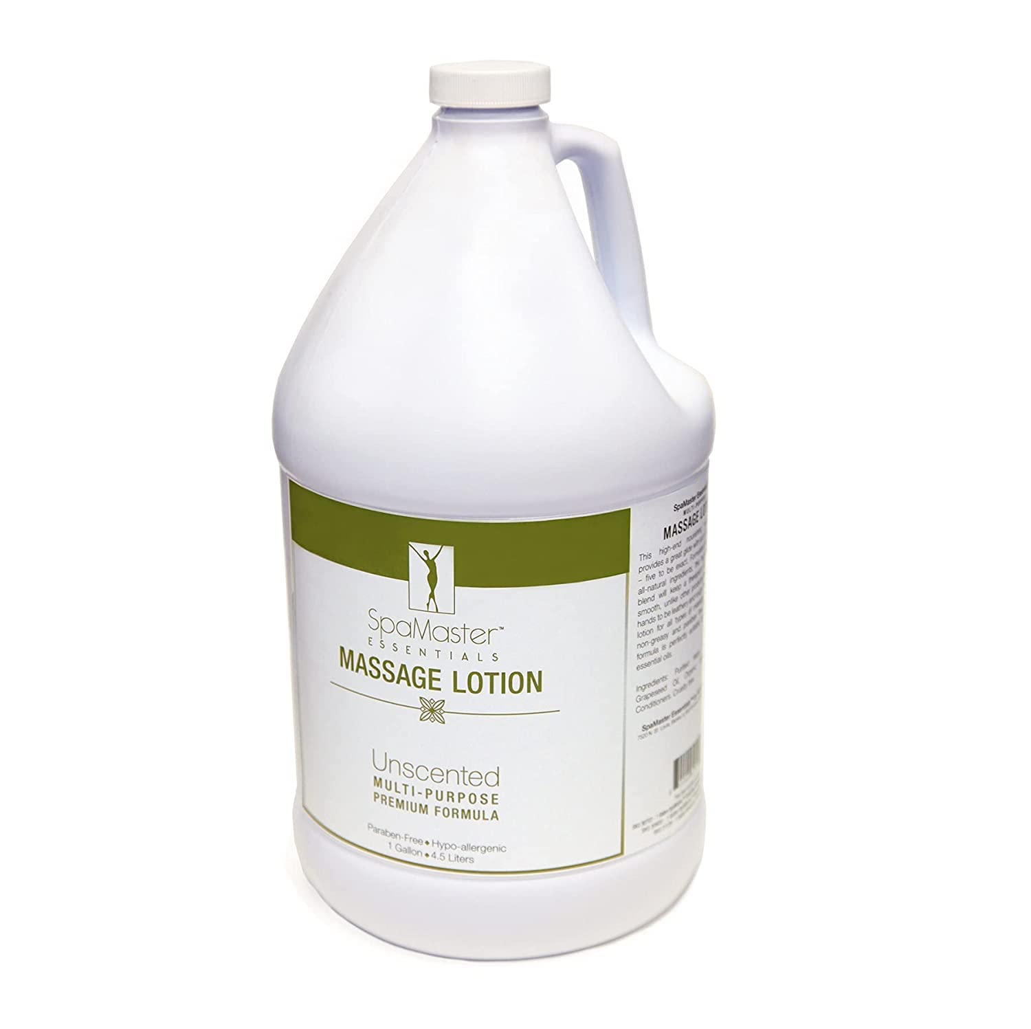 Premium Massage Lotion for Professional Therapists - 1 Gallon Bulk Size for Spa & Salon Use - Hydrating & Relaxing Body Lotion for Deep Tissue & Swedish Massage