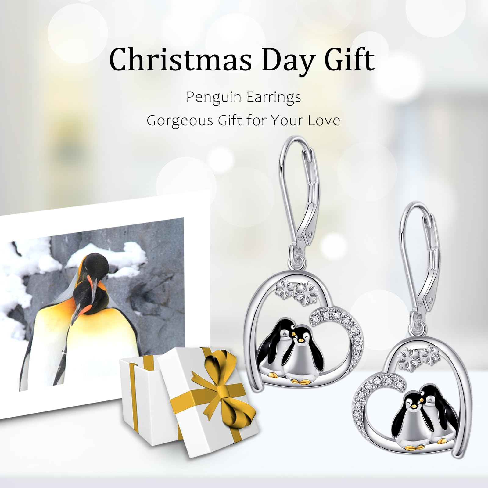 Sterling Silver Dolphin Dangle Earrings for Women - Mother Daughter Matching Butterfly Jewelry Set, Heart Animal Earrings for Sisters, Best Birthday Gifts for Her | Perfect for Beach Vacations, Mother's Day & Sister Bonding Moments