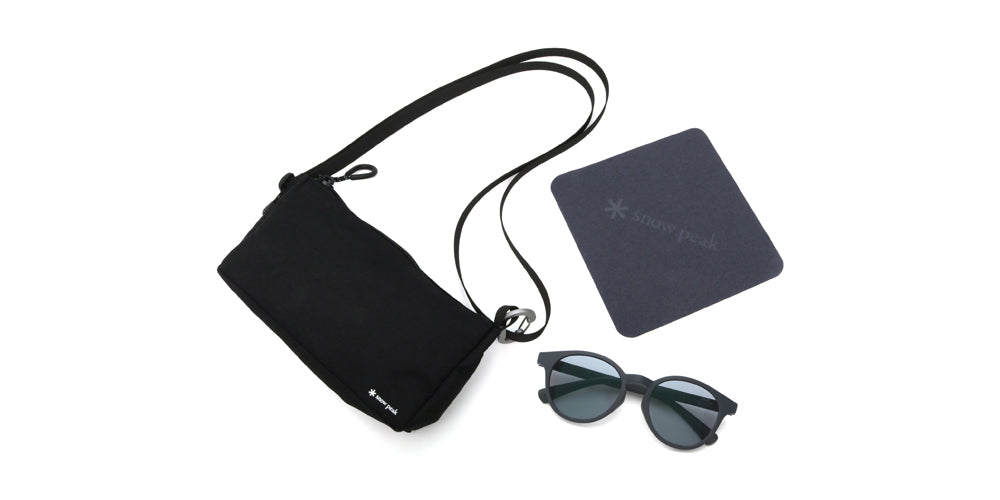 JINS x Snow Peak Polarized Sunglasses 235 - UV Protection, Lightweight & Durable for Outdoor Adventures, Hiking, and Travel