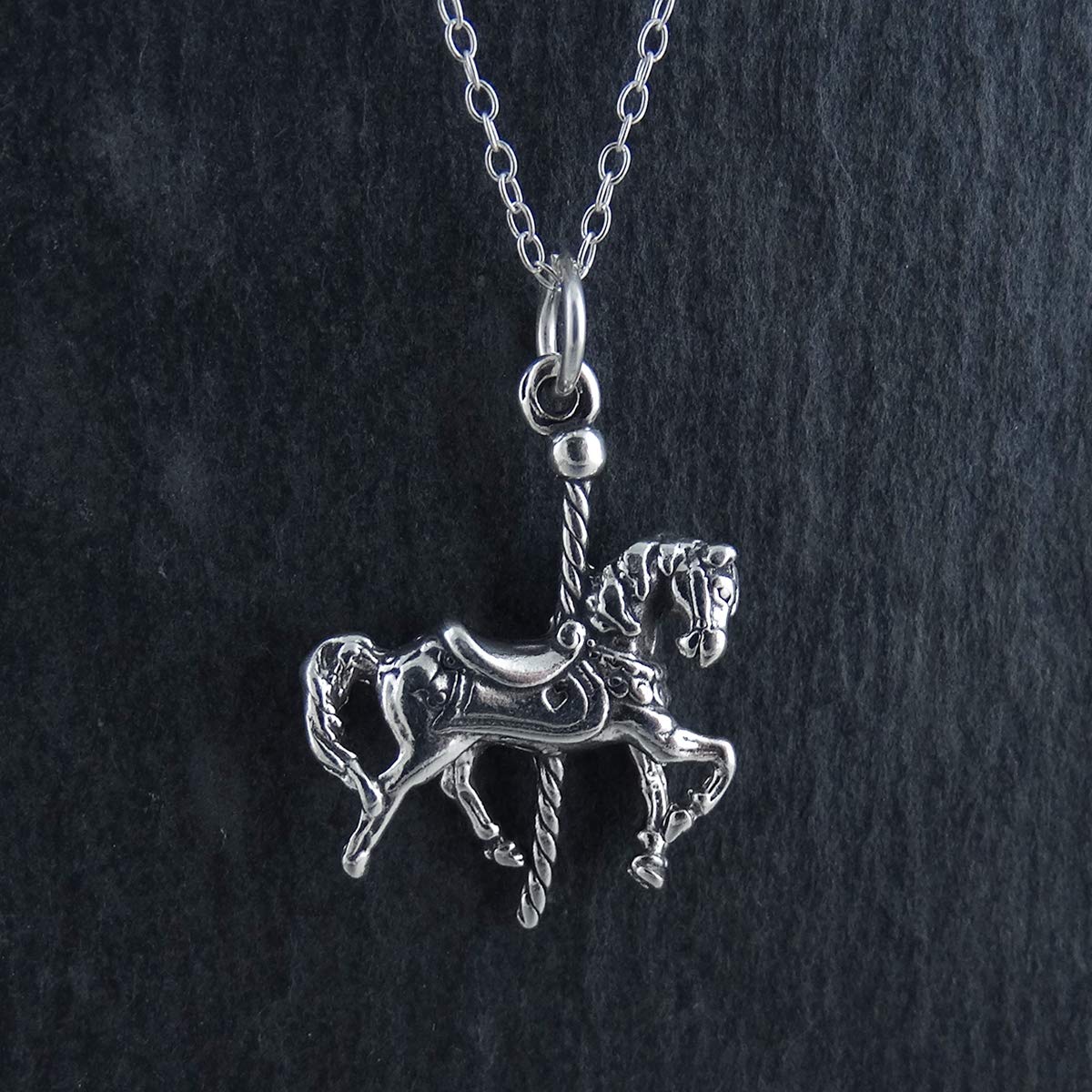 FashionJunkie4Life Unique Sterling Silver Pendant Necklace for Women - 18
