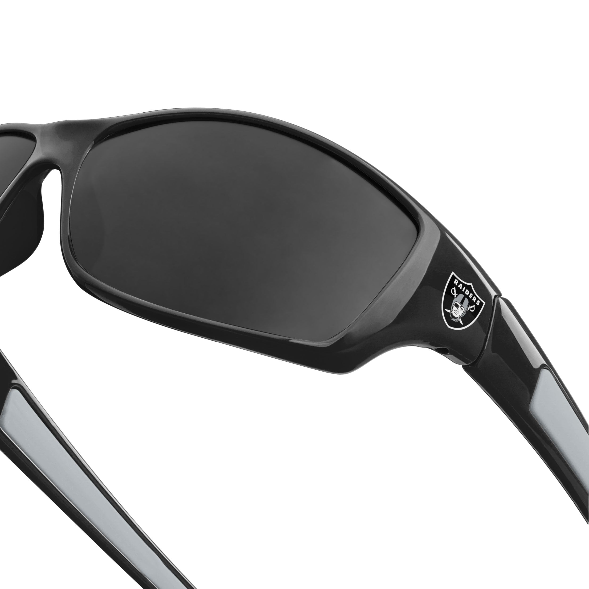 FOCO Men's NFL Team Logo Sport Sunglasses - Polarized UV Protection for Football, Baseball & Outdoor Activities