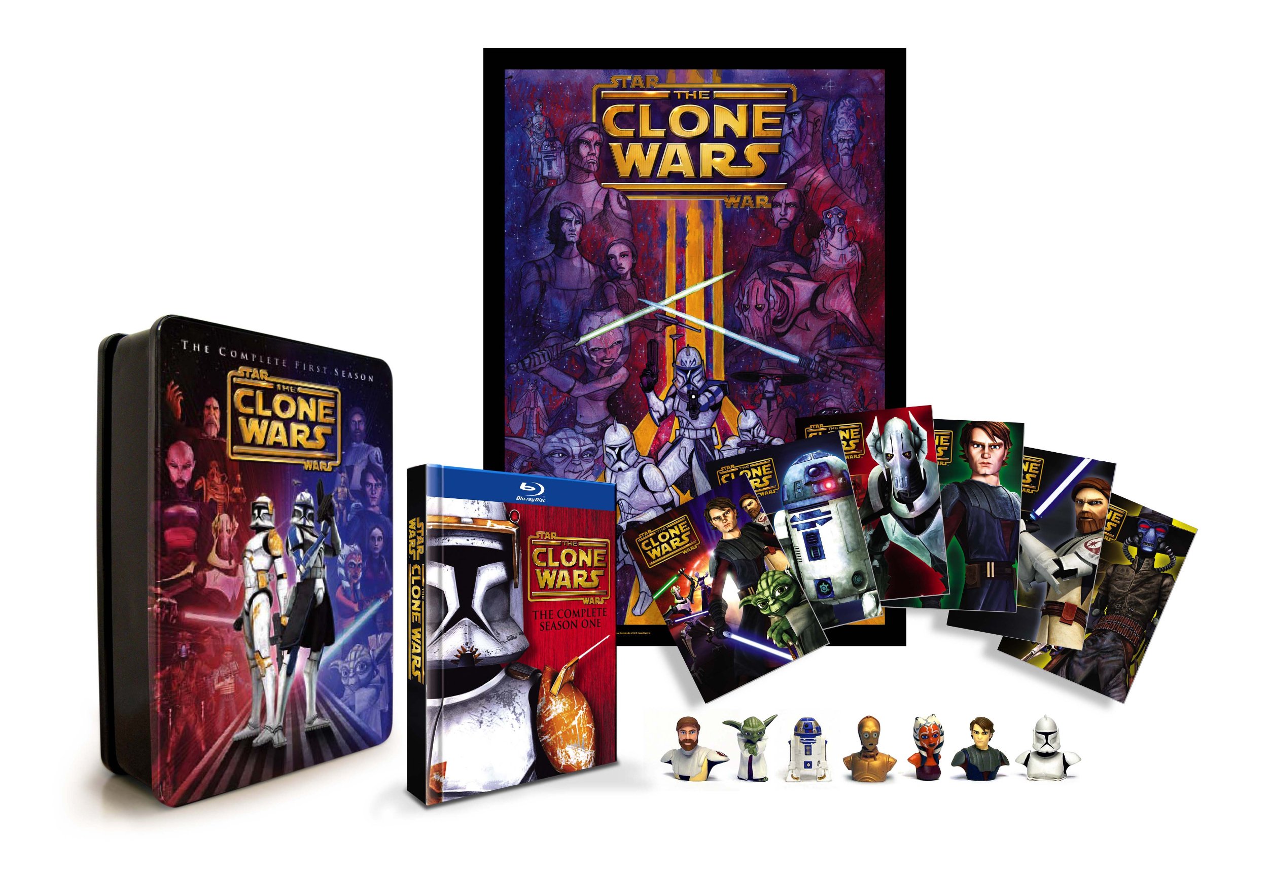 Star Wars The Clone Wars Complete Box Set - Limited Edition DVD & Blu-ray Collection | Perfect for Fans, Collectors & Movie Nights