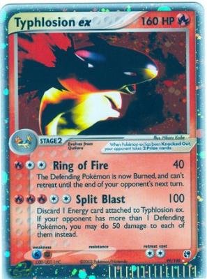 Typhlosion ex Holofoil Pokemon Card - EX Sandstorm Expansion - Rare Collectible Trading Card for Battles & Deck Building - Perfect for Pokemon TCG Players & Collectors