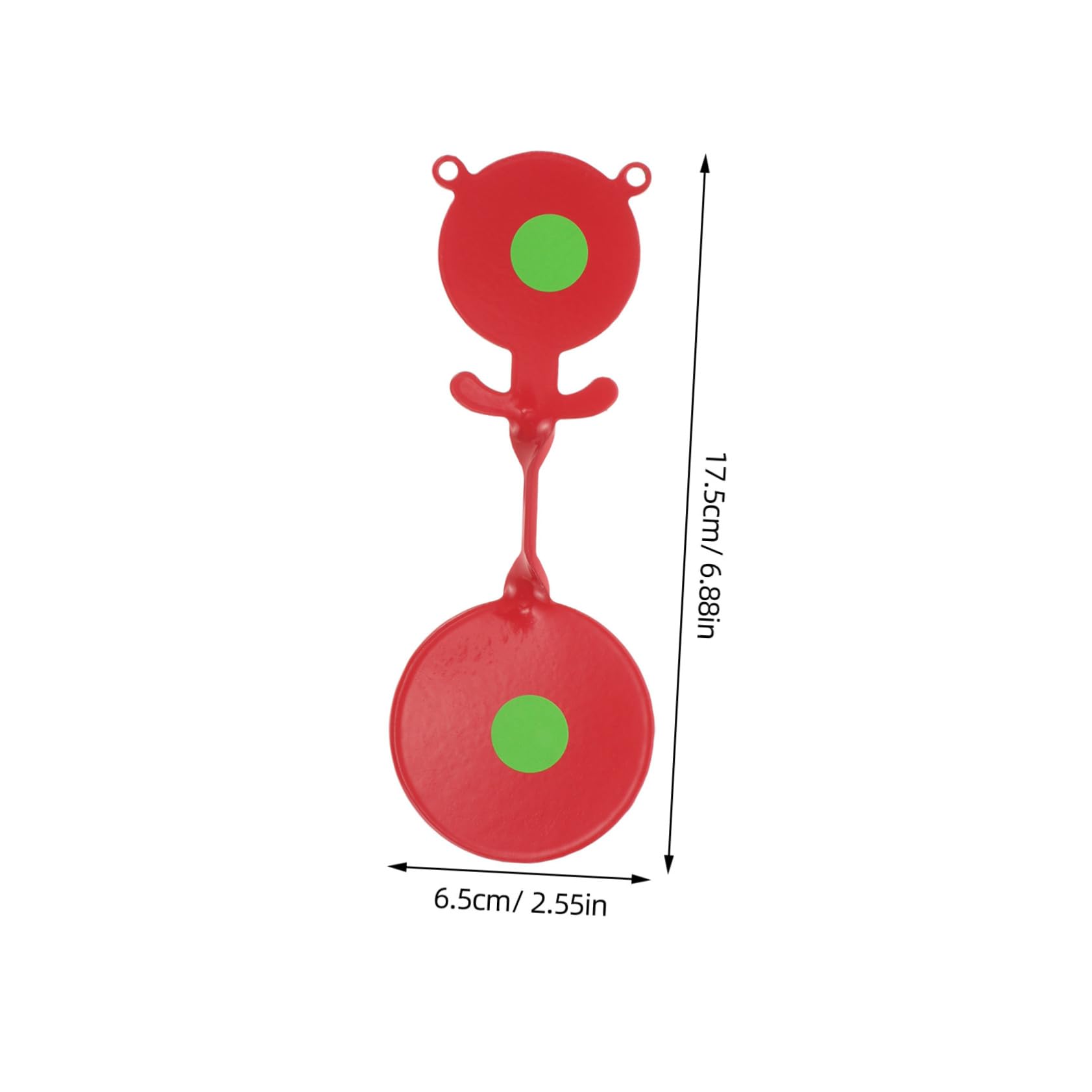 Premium Red Iron Outdoor Game Toy - Fun Plaything for Backyard, Picnic & Camping Activities