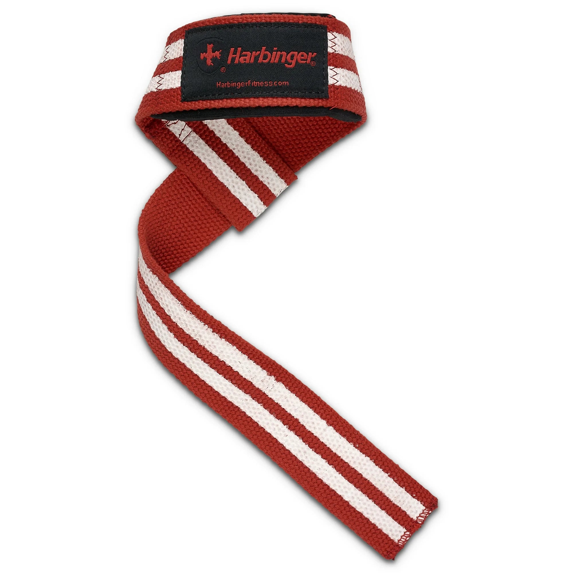 Harbinger Unisex Padded Cotton Lifting Straps for Weight Training & Gym Workouts - Perfect for Deadlifts, Pull-Ups & Strength Exercises