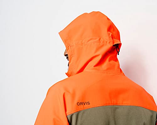 Orvis Men's PRO LT Softshell Hoodie - Lightweight Water-Resistant Jacket for Outdoor Hiking & Casual Wear