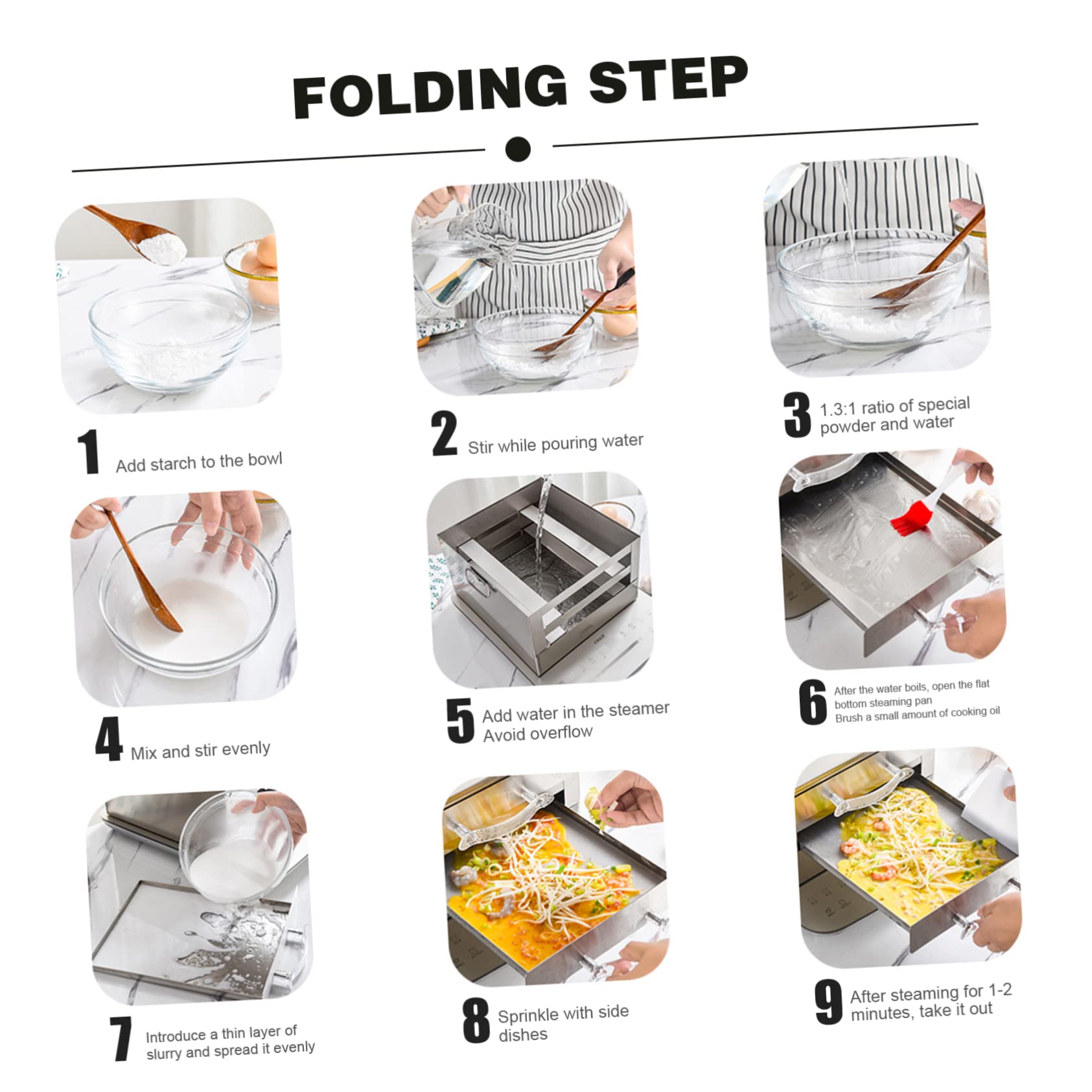 Hemoton 1-Piece Roll Rice Steamer - Drawer-Type Kitchen Steaming Machine for Sushi, Dumplings & Dim Sum - Perfect for Home Cooking & Asian Cuisine Preparation