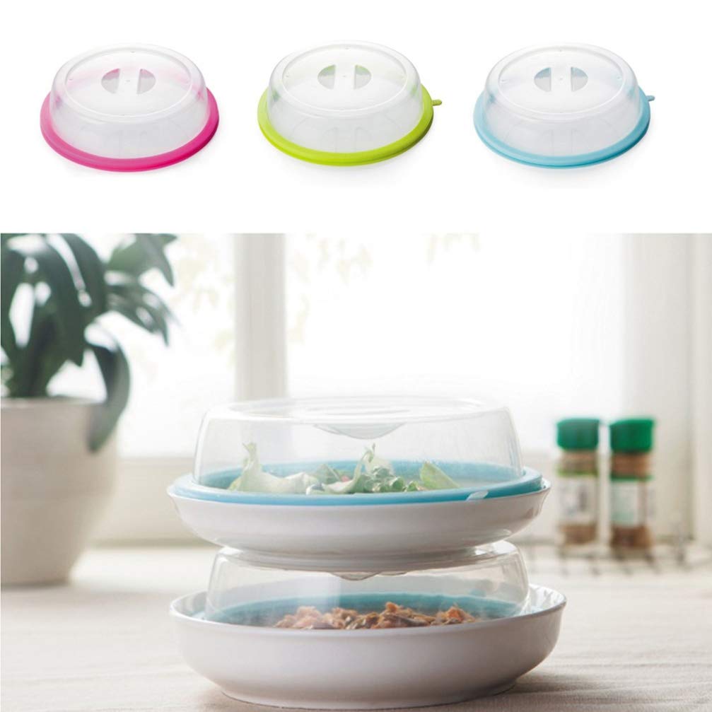 DOITOOL Acrylic Cake Cloche with Splatter Lid - Microwave & Refrigerator Safe Food Dome for Cakes, Desserts, Pastries - Perfect for Kitchen, Bakery, and Party Serving
