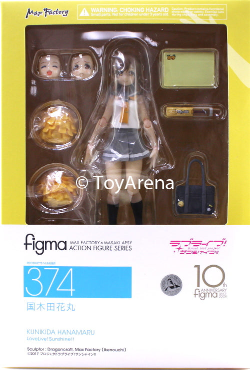 Figma #374 Hanamaru Kunikida Love Live! Sunshine!! Anime Figure - Collectible Japanese School Idol Character Model for Display & Gifts