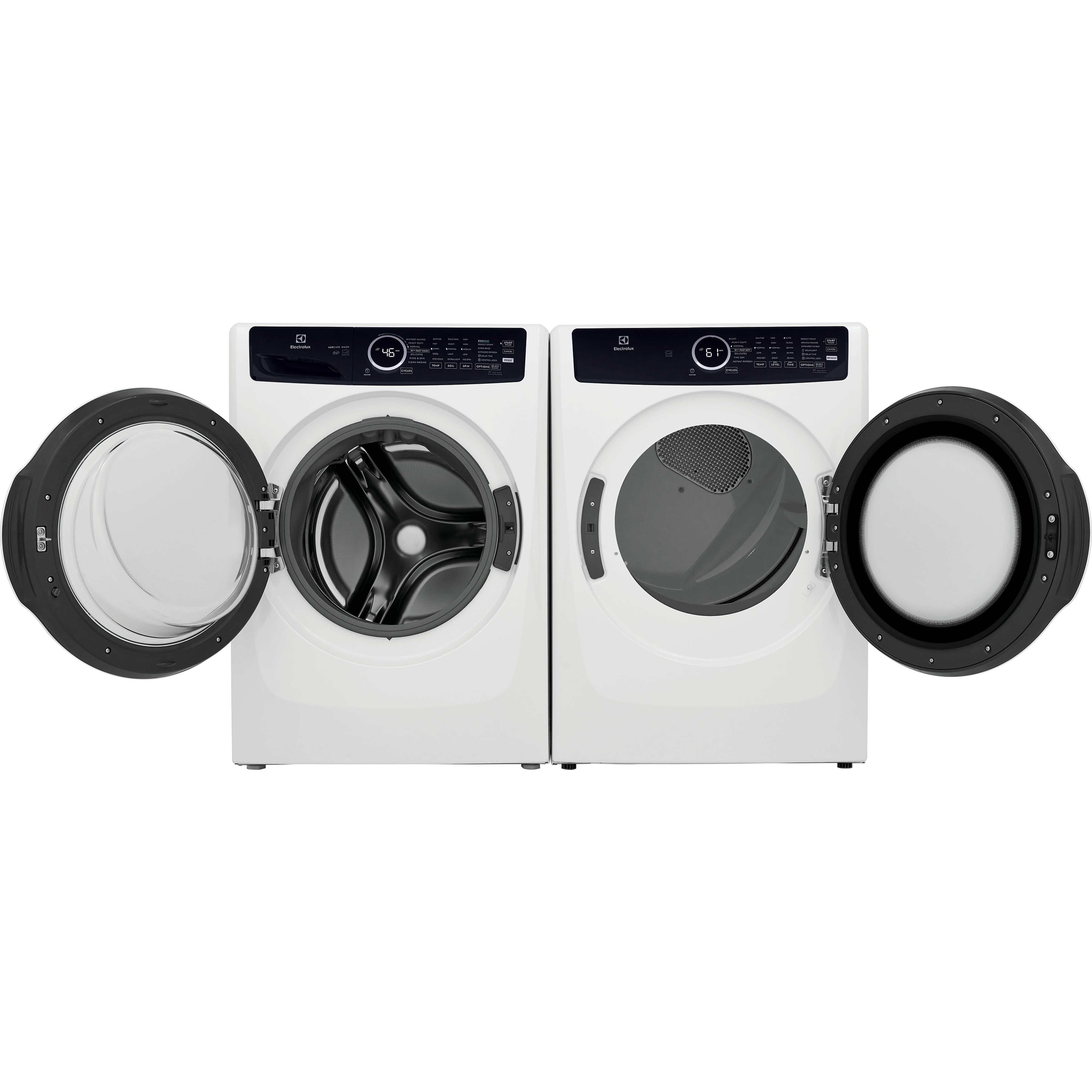 Electrolux 8.0 Cu. Ft. Gas Dryer with 7 Drying Programs - ELFG7437AW | Perfect for Large Families & Laundry Rooms | Fast, Efficient Drying for All Fabric Types