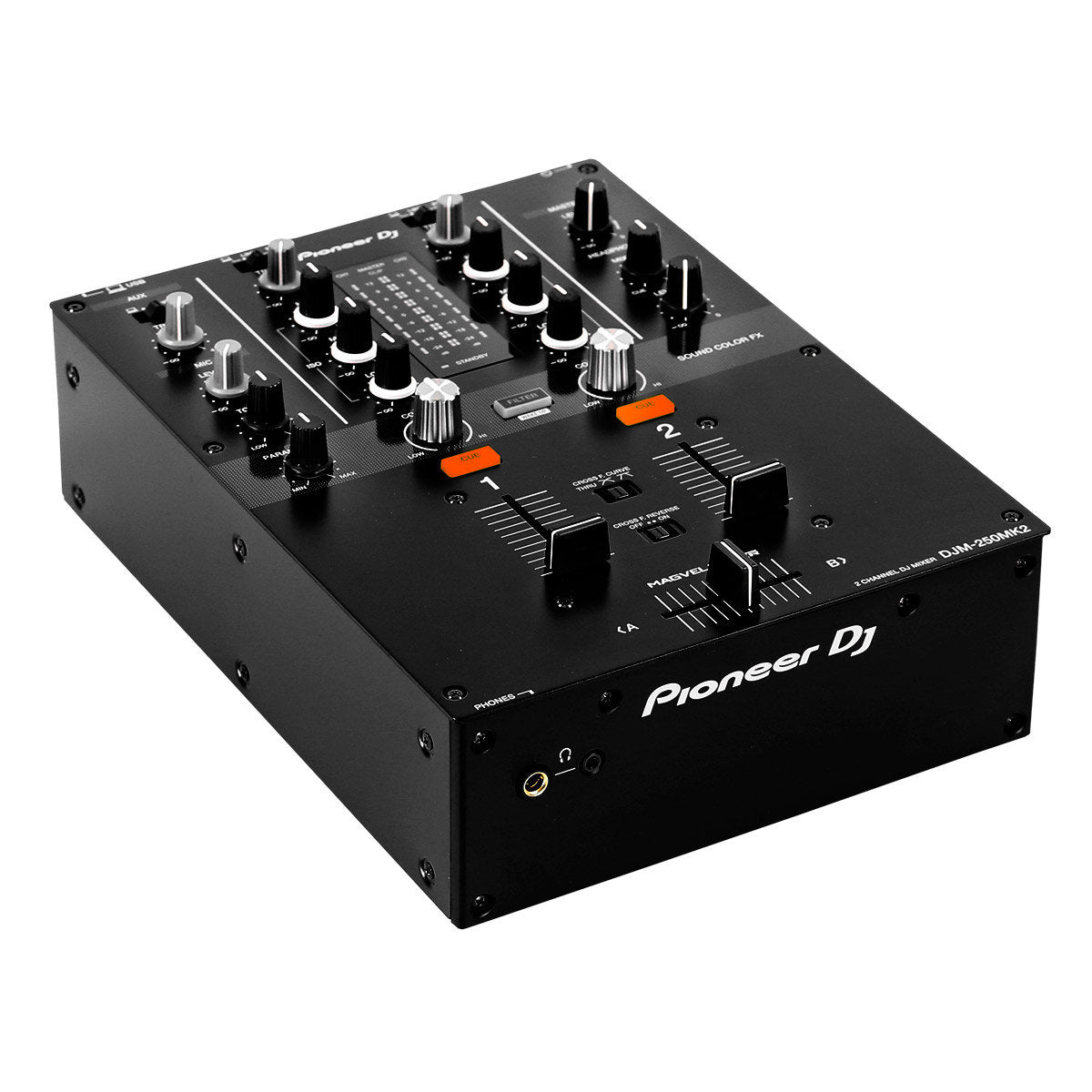 Pioneer DJM-250MK2 Professional 2-Channel DJ Mixer - Perfect for Clubs, Home Studios & Live Performances